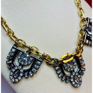 The Limited Gold Tone Rhinestone Necklace -9
